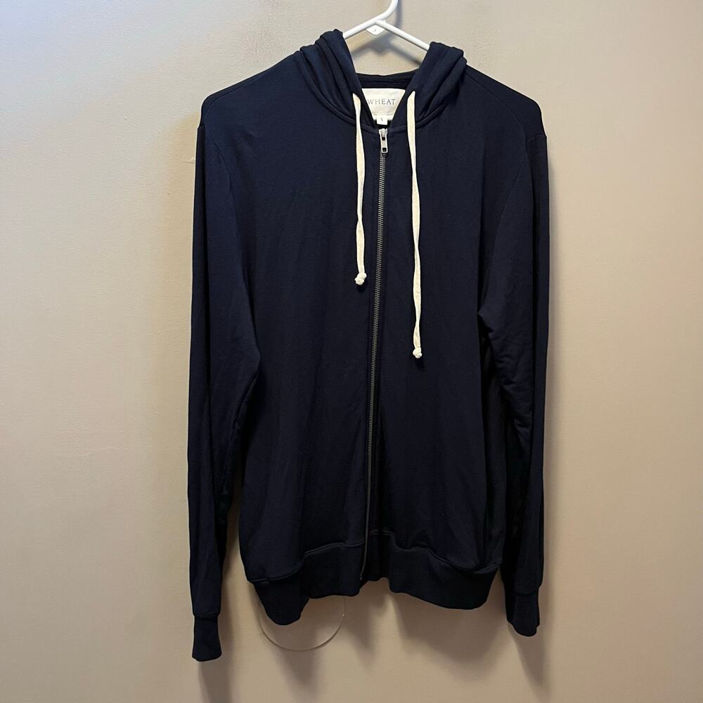 The Wheat Collection Richmond‎ Unisex Zip Hoodie Tencel French Terry Small